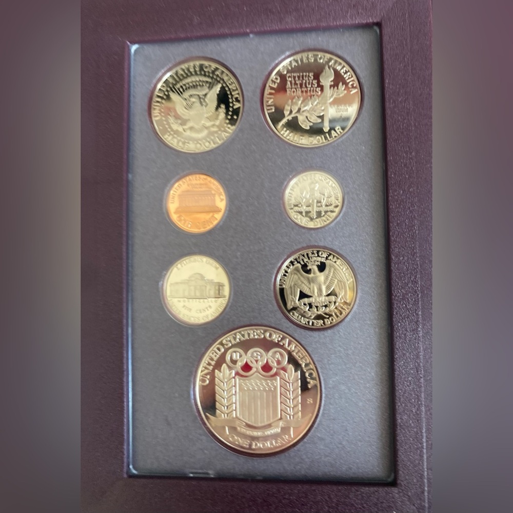 1992 US MINT OLYMPIC COIN SET - Picture 12 of 16
